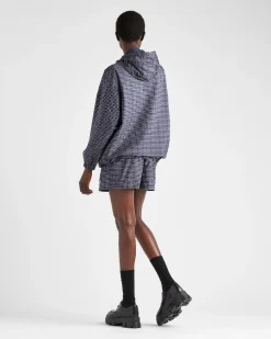 Mujer Prada COLECCIÓN FEMENINA|ROPA DE ABRIGO^Cazadora De Nylon Con Logo Estampado