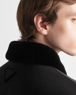 Hombre Prada CHAQUETAS Y ABRIGOS^Cazadora De Seda Y Algodón