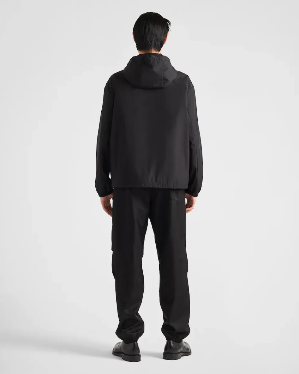 Hombre Prada ROPA DE ABRIGO^Cazadora De Seda Y Piel