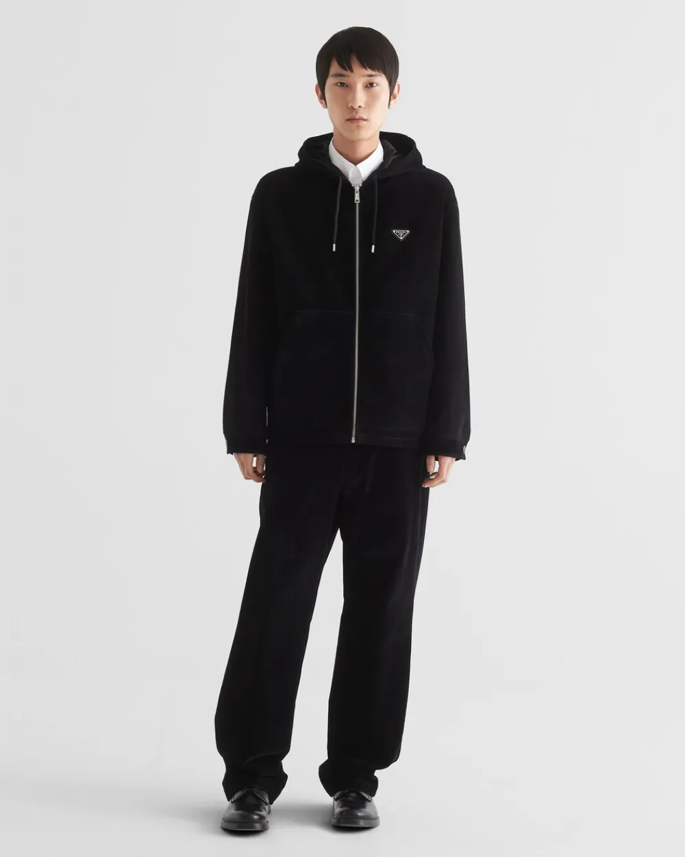 Hombre Prada CHAQUETAS Y ABRIGOS^Cazadora De Terciopelo De Algodón