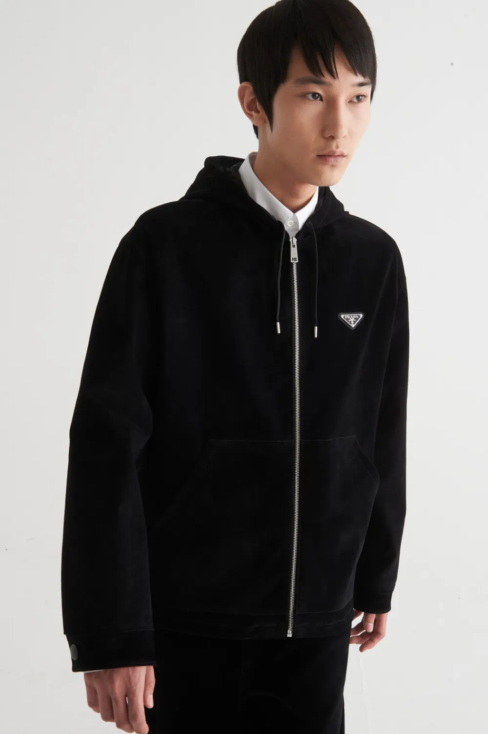 Hombre Prada CHAQUETAS Y ABRIGOS^Cazadora De Terciopelo De Algodón