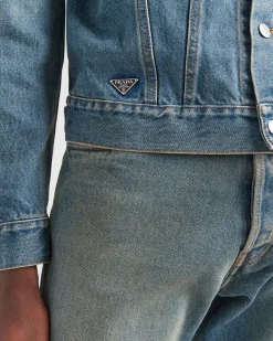Hombre Prada TEJIDO VAQUERO^Cazadora Vaquera