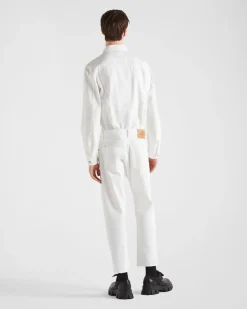 Hombre Prada TEJIDO VAQUERO^Cazadora Vaquera De Bull Denim