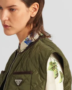Mujer Prada COLECCIÓN FEMENINA|ROPA DE ABRIGO^Chaleco Acolchado De Re-nylon Ligero