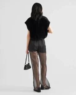 Mujer Prada ROPA DE PIEL^Chaleco De Borreguillo