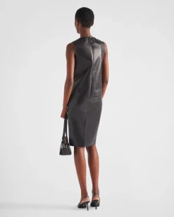 Mujer Prada ROPA DE PIEL^Chaleco De Napa Elástica
