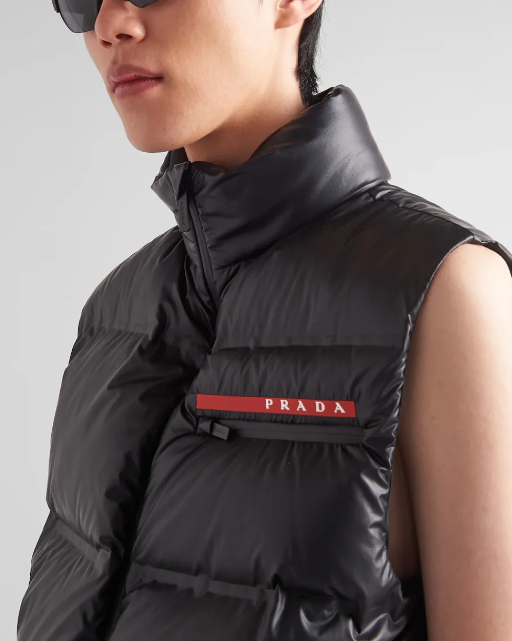 Hombre Prada ROPA^Chaleco De Plumón De Re-nylon Ligero