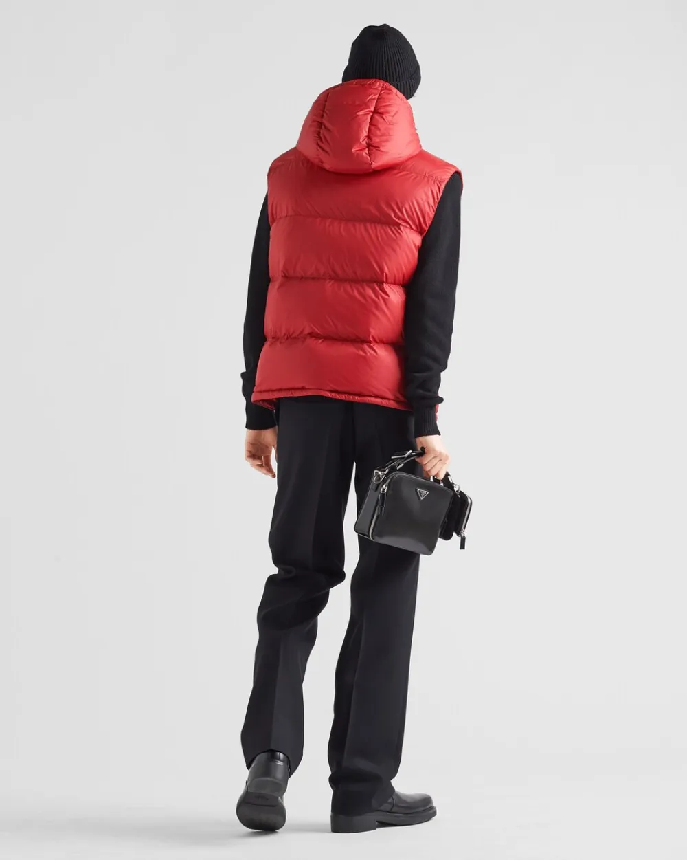 Hombre Prada ROPA DE ABRIGO^Chaleco De Plumón En Re-nylon