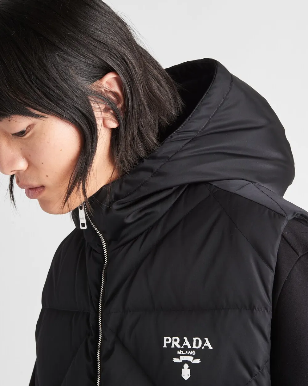 Hombre Prada COLECCIÓN MASCULINA|ROPA DE ABRIGO^Chaleco De Plumón En Re-nylon