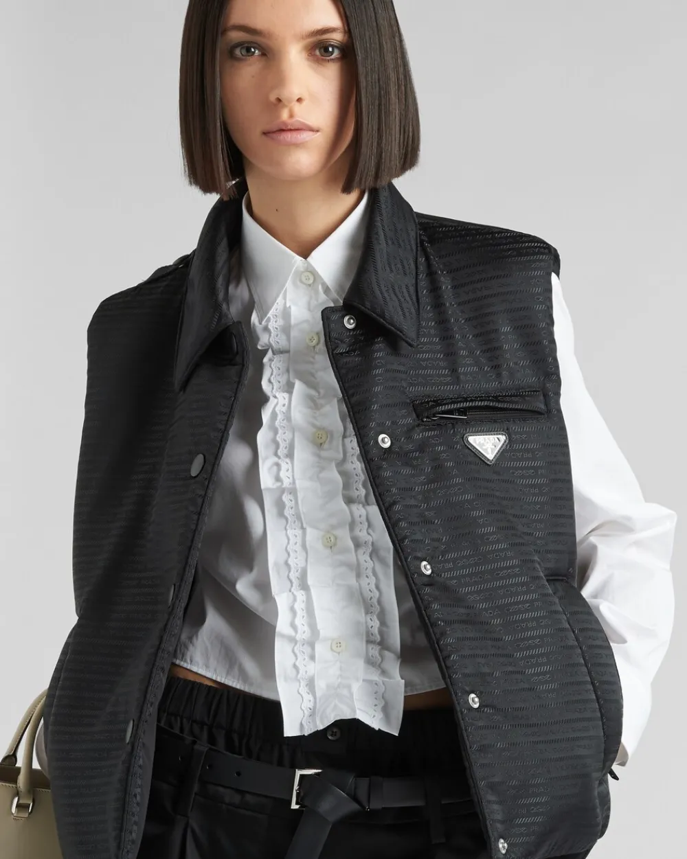 Mujer Prada ROPA DE ABRIGO^Chaleco De Re-nylon Acolchado