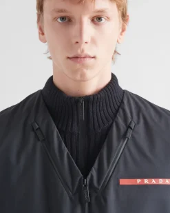 Hombre Prada ROPA^Chaleco De Tejido Técnico Ligero