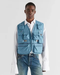 Hombre Prada ROPA DE ABRIGO^Chaleco En Mezcla De Algodón