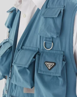 Hombre Prada ROPA DE ABRIGO^Chaleco En Mezcla De Algodón