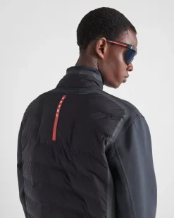Hombre Prada ROPA^Chaqueta Acolchada De Punto Doble Reciclado