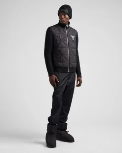 Hombre Prada ROPA DE ABRIGO^Chaqueta Acolchada De Re-nylon Y Cachemir