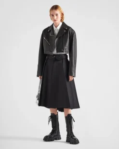 Mujer Prada ROPA DE PIEL^Chaqueta Biker De Piel