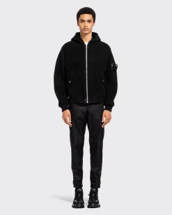 Hombre Prada ROPA DE PIEL^Chaqueta Bomber De Piel Vuelta