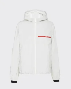 Mujer Prada ROPA^Chaqueta Con Capucha De Re-nylon Ligero