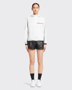 Mujer Prada ROPA^Chaqueta Con Capucha De Re-nylon Ligero