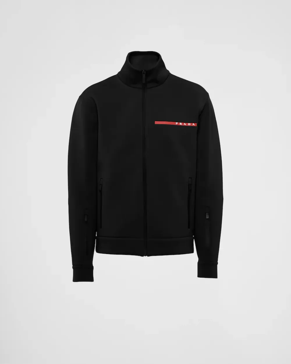 Hombre Prada ROPA^Chaqueta Con Capucha De Tejido Técnico