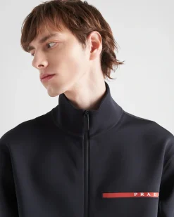 Hombre Prada ROPA^Chaqueta Con Capucha De Tejido Técnico