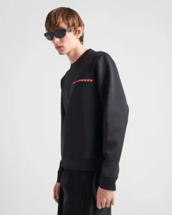 Hombre Prada ROPA^Chaqueta Con Capucha De Tejido Técnico