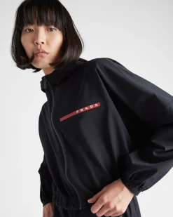 Mujer Prada ROPA^Chaqueta Con Capucha En Bi-stretch Ligero