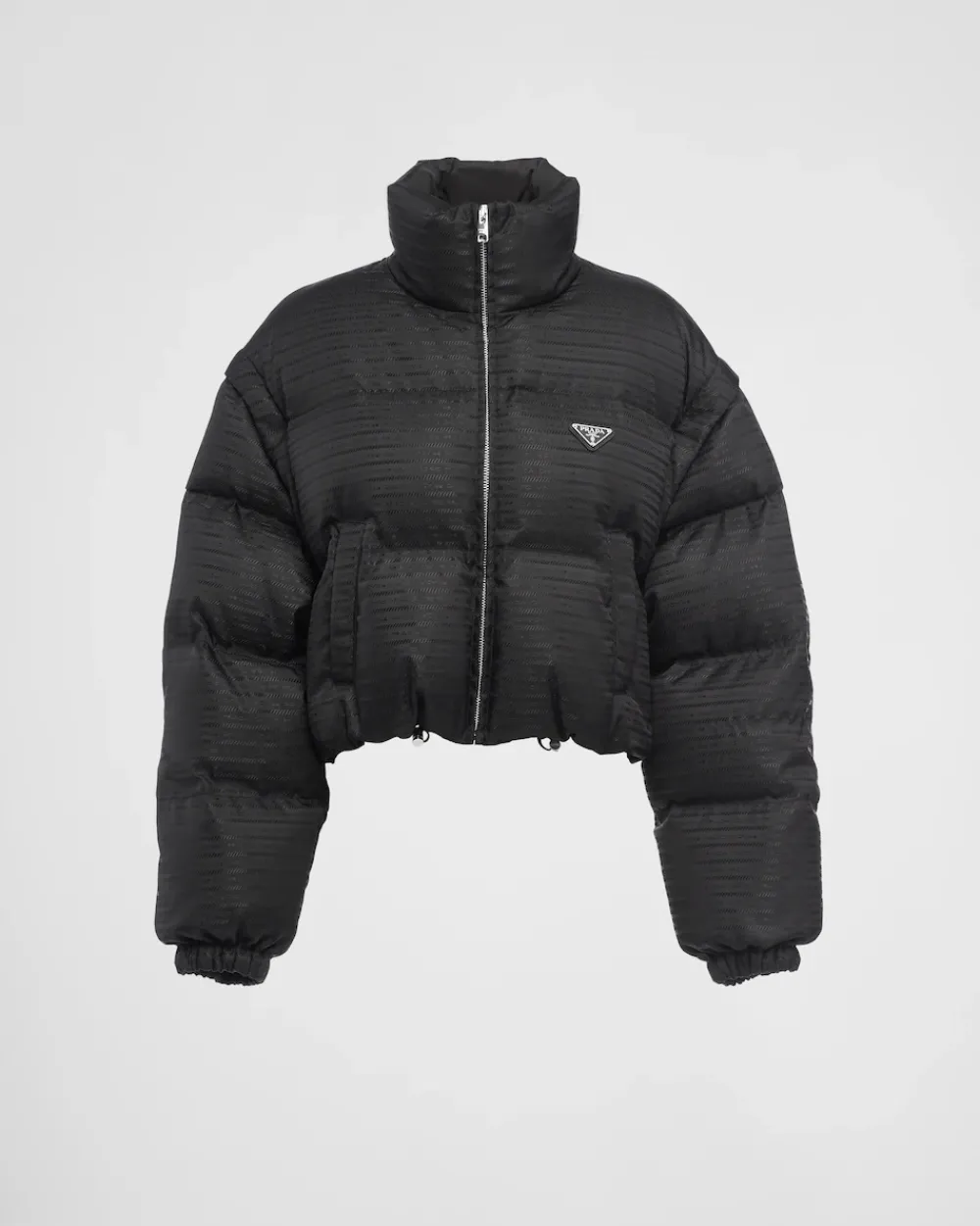 Mujer Prada COLECCIÓN FEMENINA|ROPA DE ABRIGO^Chaqueta Corta Con Capucha De Plumón Y Re-nylon