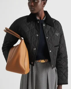 Mujer Prada ROPA DE ABRIGO^Chaqueta Corta De Re-nylon Ligera