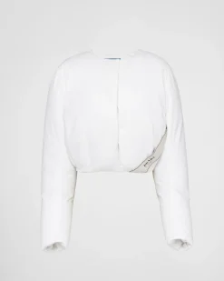Mujer Prada ROPA DE ABRIGO^Chaqueta De Algodón Con Plumón