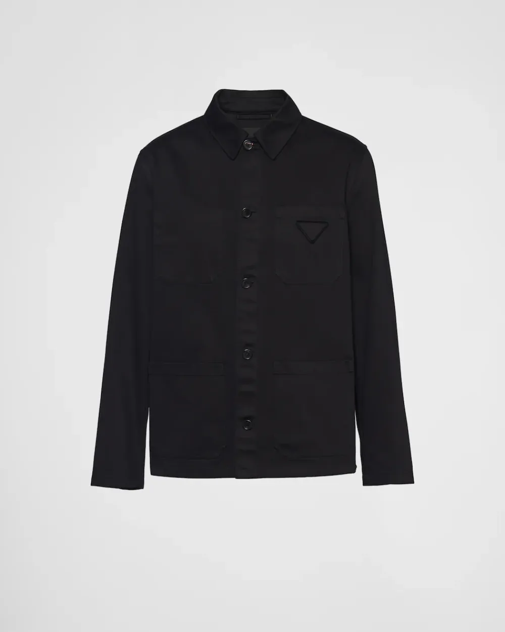 Hombre Prada CHAQUETAS Y ABRIGOS^Chaqueta De Algodón De Botonadura Simple