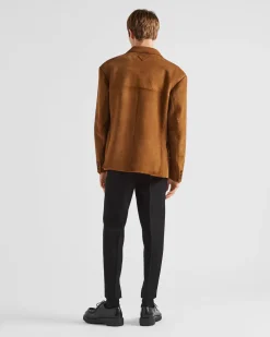 Hombre Prada ROPA DE PIEL^Chaqueta De Ante