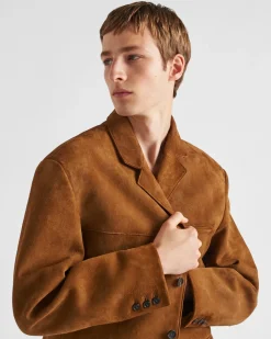 Hombre Prada ROPA DE PIEL^Chaqueta De Ante