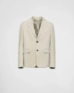 Hombre Prada ROPA DE PIEL|CHAQUETAS Y ABRIGOS^Chaqueta De Ante
