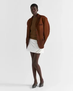 Mujer Prada ROPA DE PIEL^Chaqueta De Ante