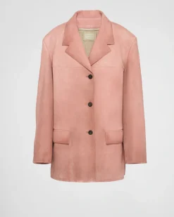 Mujer Prada ROPA DE PIEL^Chaqueta De Ante