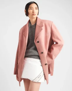Mujer Prada ROPA DE PIEL^Chaqueta De Ante