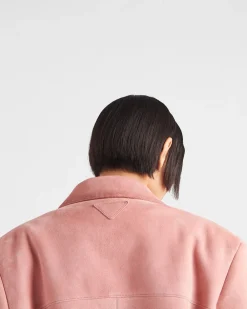 Mujer Prada ROPA DE PIEL^Chaqueta De Ante