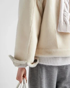 Hombre Prada ROPA DE PIEL^Chaqueta De Borreguillo