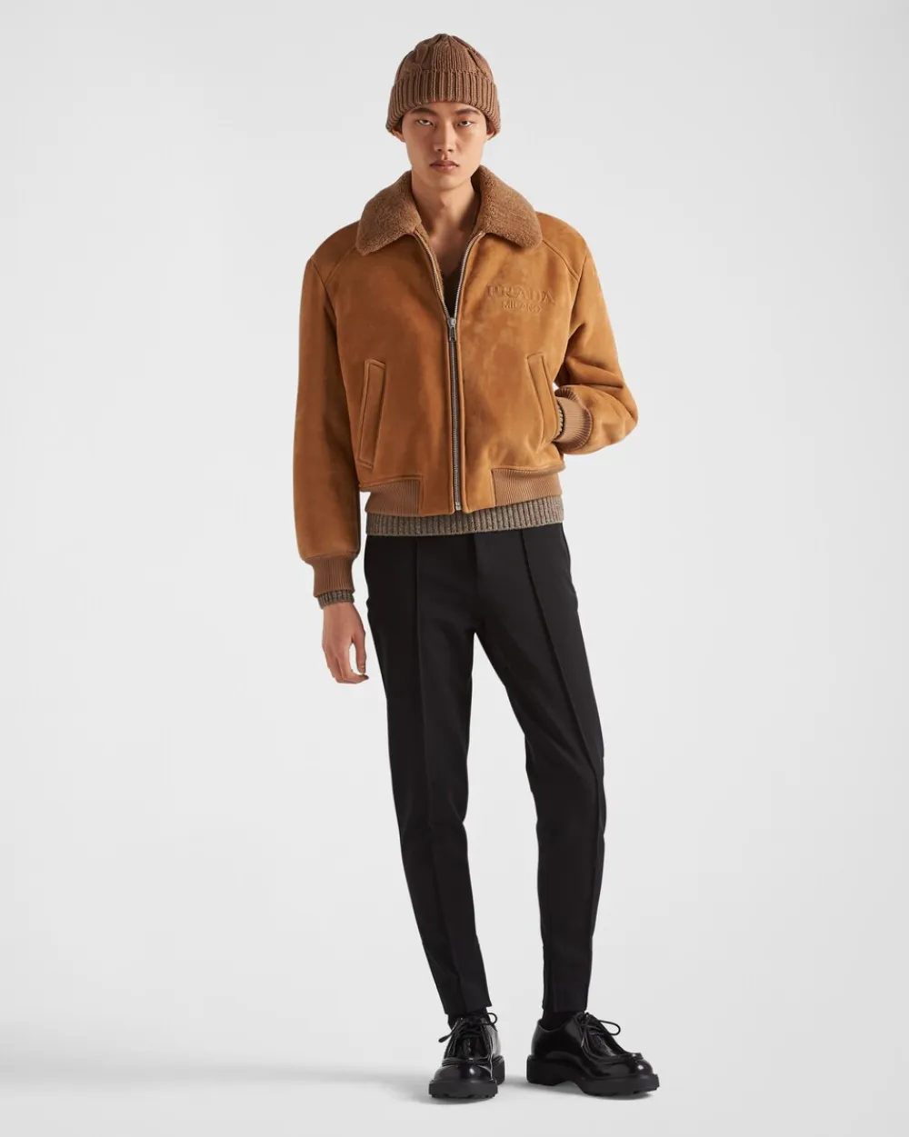 Hombre Prada ROPA DE PIEL^Chaqueta De Borreguillo