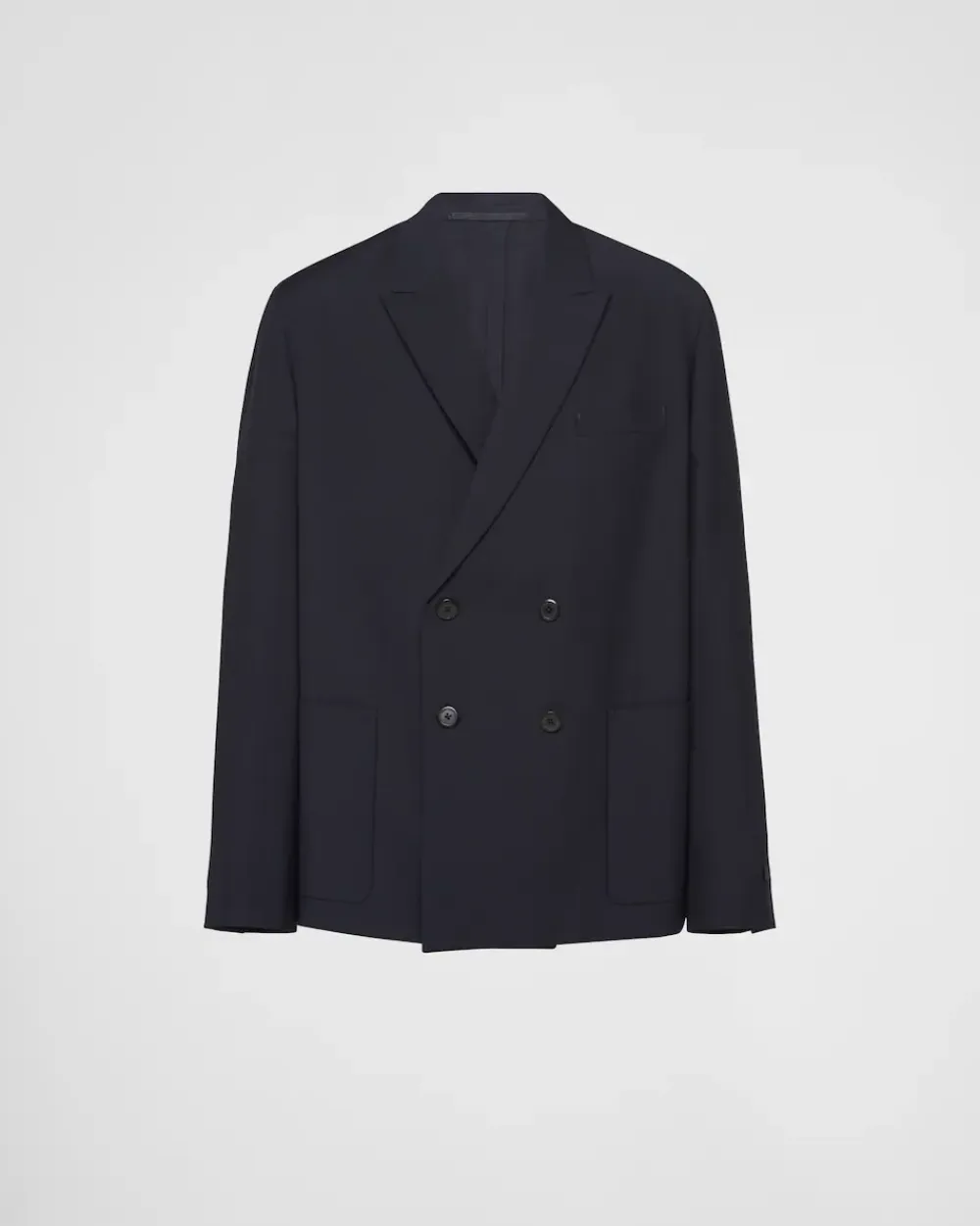 Hombre Prada CHAQUETAS Y ABRIGOS^Chaqueta De Botonadura Doble De Lana Mohair
