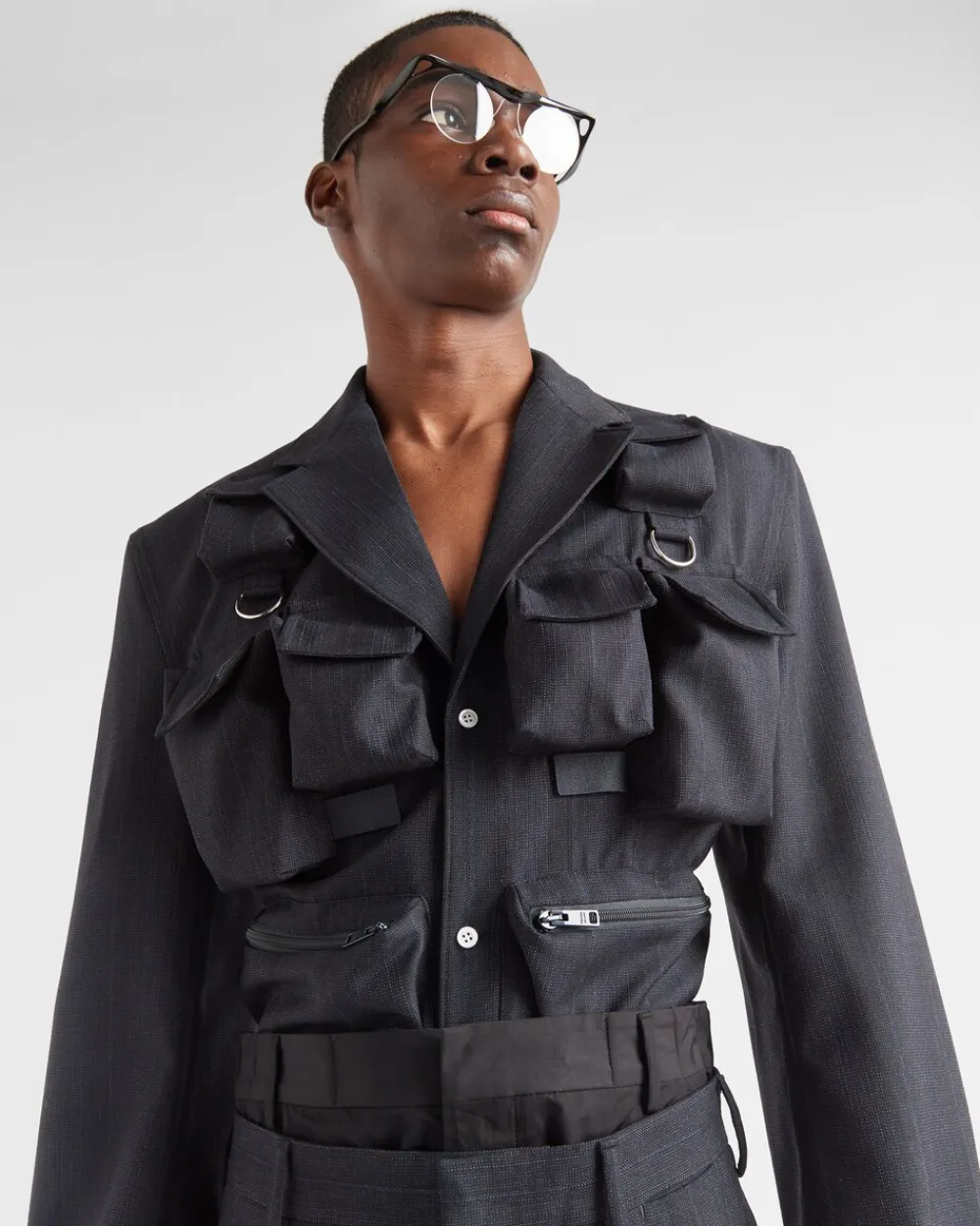 Hombre Prada CHAQUETAS Y ABRIGOS^Chaqueta De Botonadura Simple De Lana