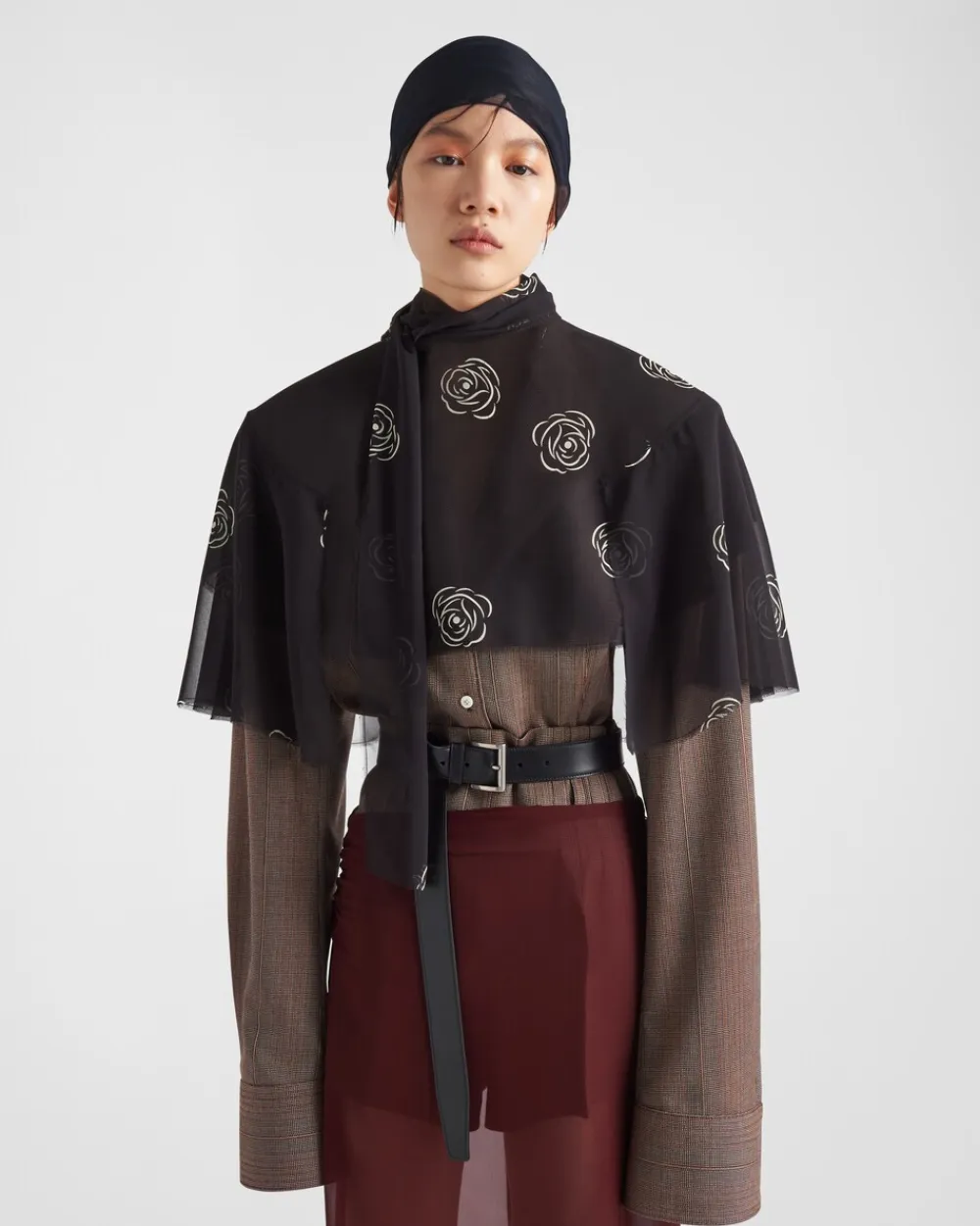 Mujer Prada CHAQUETAS Y ABRIGOS^Chaqueta De Botonadura Simple De Lana Con Raya Diplomática