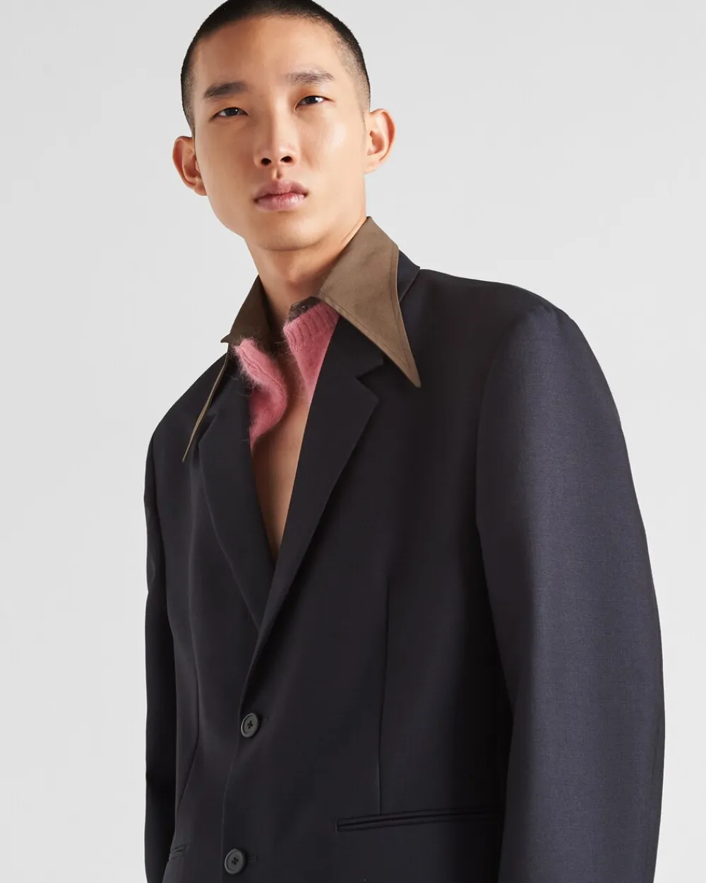 Hombre Prada CHAQUETAS Y ABRIGOS^Chaqueta De Botonadura Simple De Lana Mohair