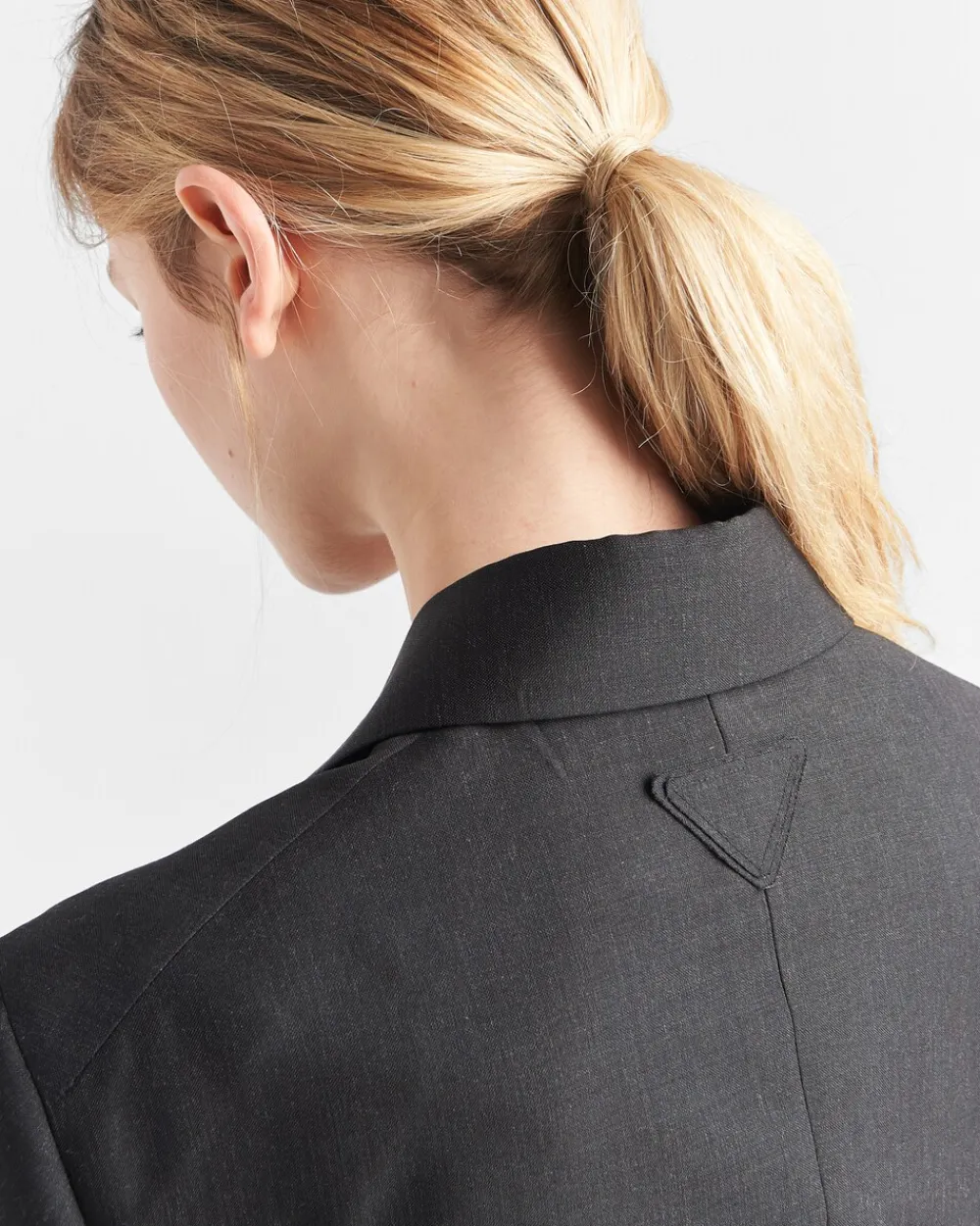 Mujer Prada CHAQUETAS Y ABRIGOS^Chaqueta De Cruzado Doble De Kid Mohair