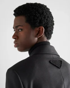 Hombre Prada CHAQUETAS Y ABRIGOS^Chaqueta De Cruzado Simple De Lana Mohair