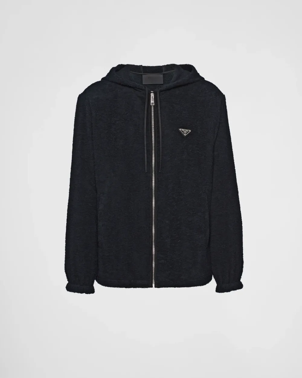 Hombre Prada CHAQUETAS Y ABRIGOS|ROPA DEPORTIVA Y SUDADERAS^Chaqueta De Felpa Con Capucha