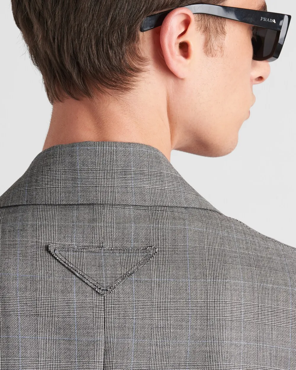 Hombre Prada CHAQUETAS Y ABRIGOS^Chaqueta De Lana De Cruzado Simple
