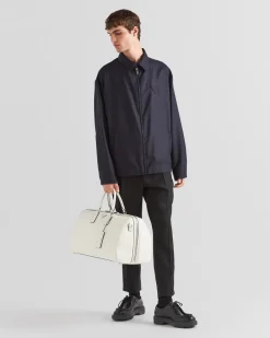 Hombre Prada CHAQUETAS Y ABRIGOS^Chaqueta De Lana Y Seda