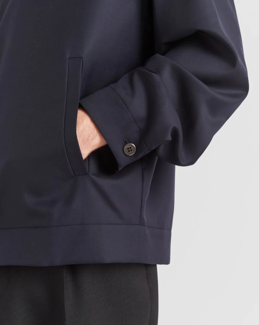 Hombre Prada CHAQUETAS Y ABRIGOS^Chaqueta De Lana Y Seda